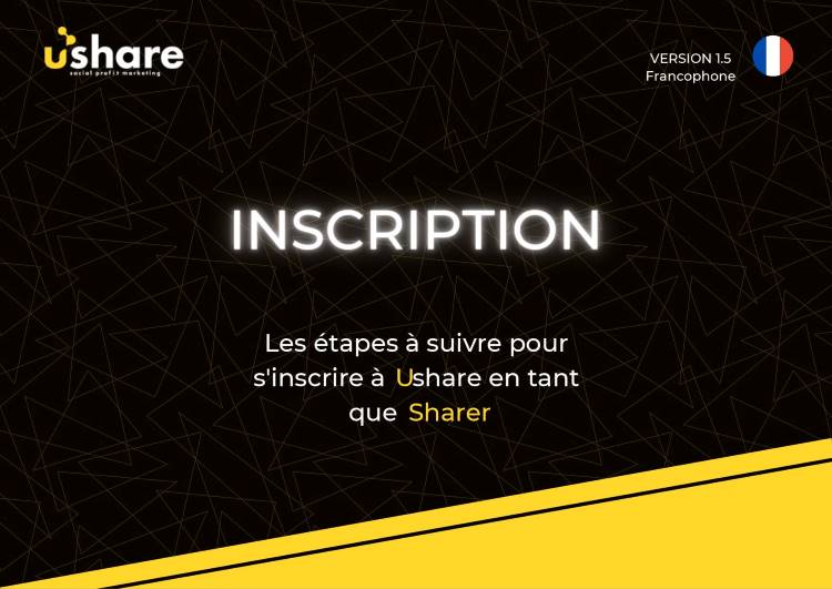 Tuto inscription à USHARE.